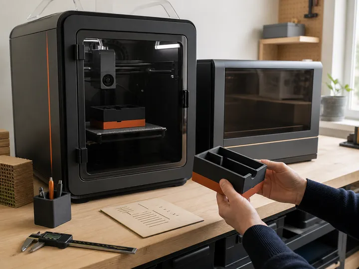 3D-print og lasergravering som produksjonsmuligheter